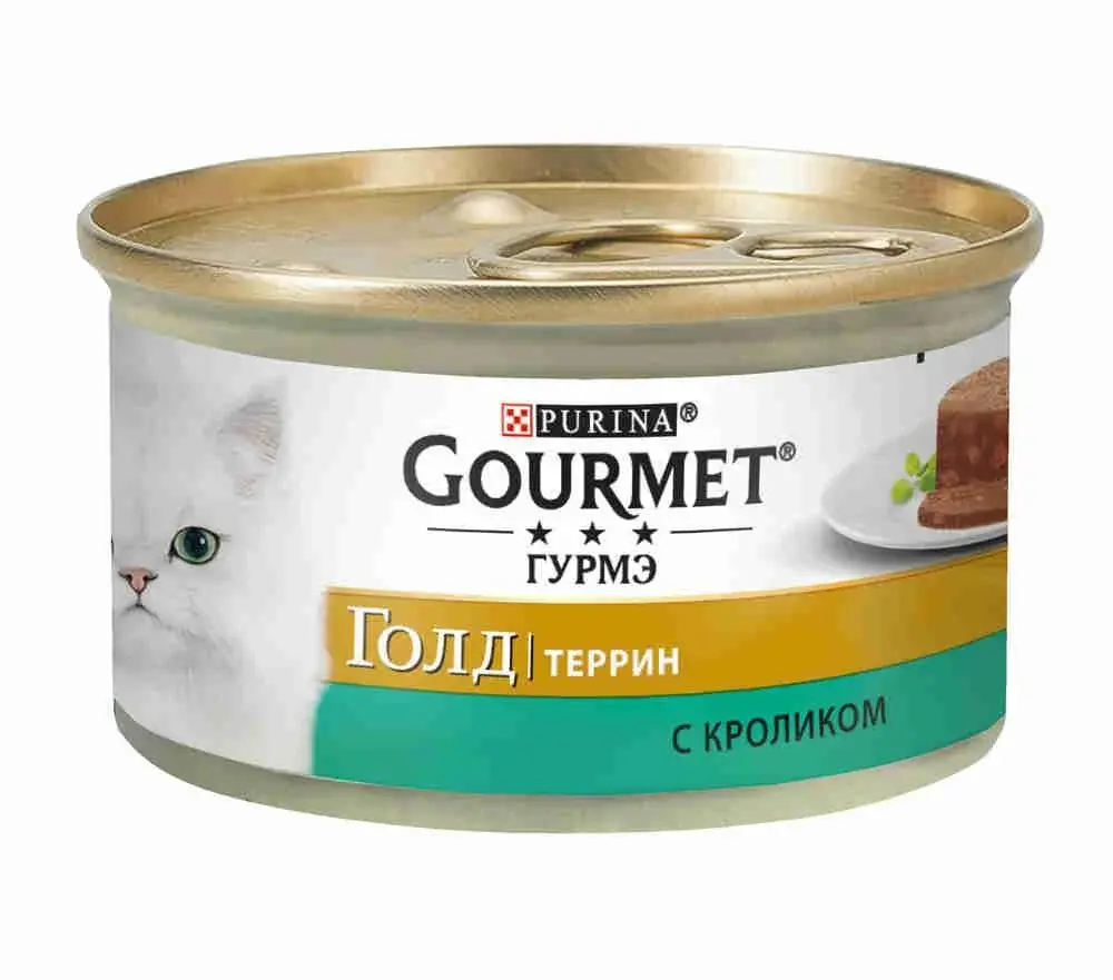 Gourmet Gold Консервы для кошек Террин с кроликом, 85 г