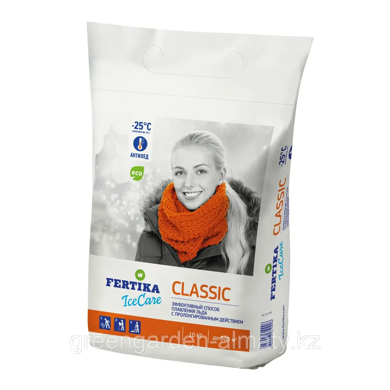 ФЕРТИКА Противогололёдный реагент IceCare Classic(-25°C) 10кг