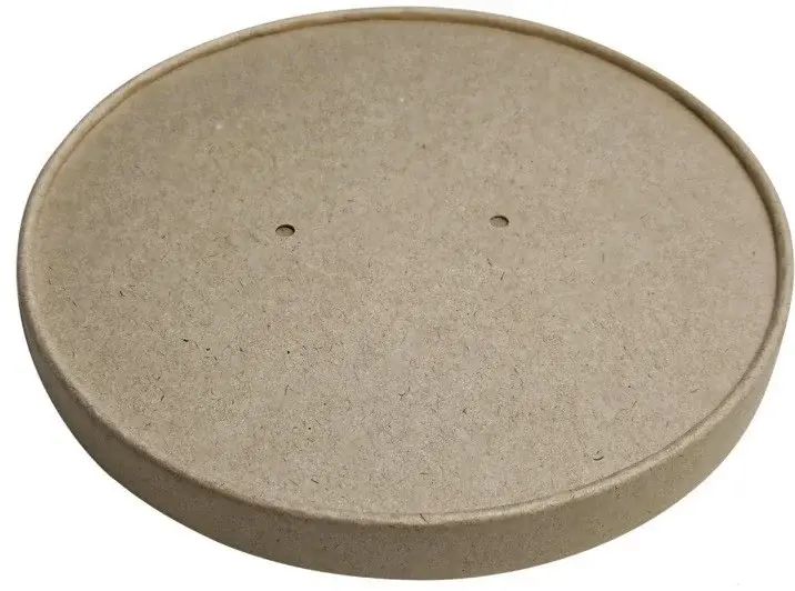 Крышка крафтовая OSQ Round Bowl 750/1000 kraft lid Код: Крышка OSQ kraft lid 1000