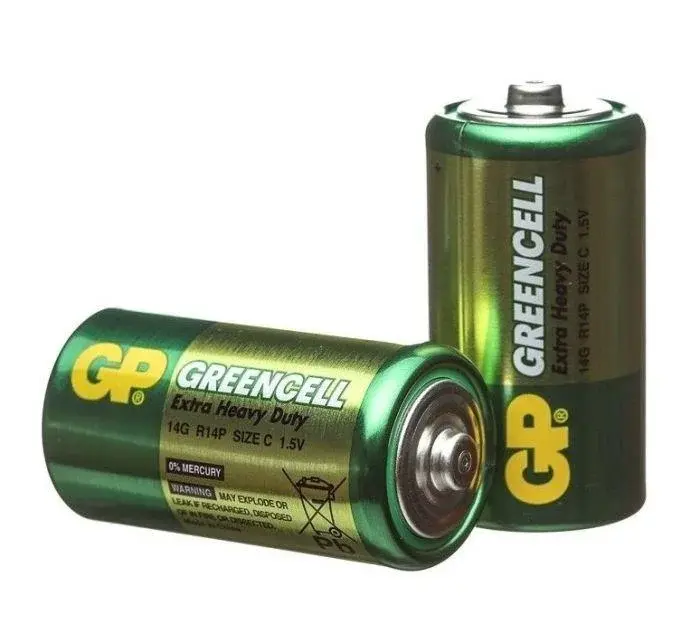 Электропогоняло magic shock БАТАРЕЙКА GP Green Cell R14 14G-OS2 (2шт.) Код: 124787
